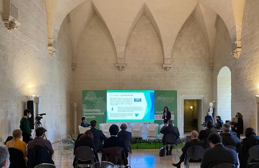 Second day of the BioInItaly Investment Forum - South Edition. Six circular bioeconomy projects, three of which from Puglia, presented to an audience of investors